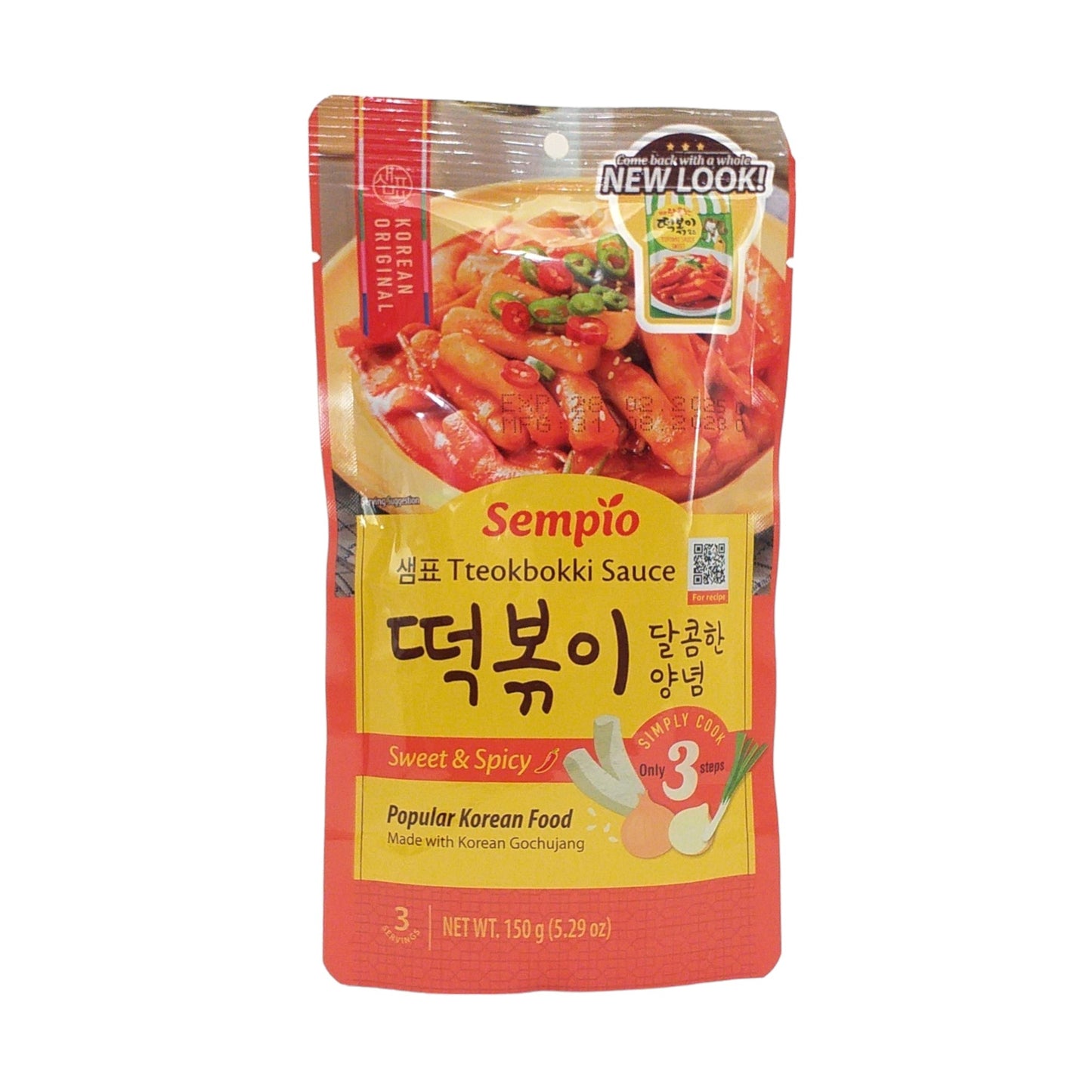 SEMPIO Tteokbokki Sauce Original / Hot & Spicy - 2 x 150 gr. packs