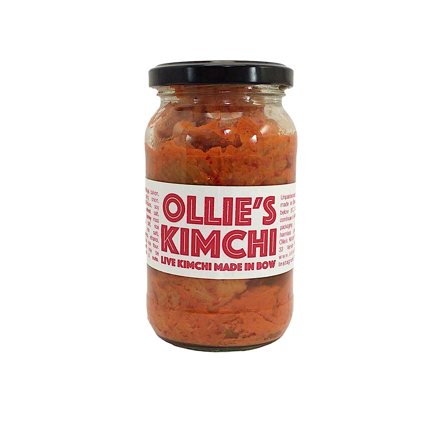 OLLIE'S Kimchi Made in Bow UK - 350 gr. jar