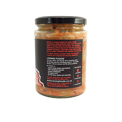 LOVING FOODS Organic Kimchi Vegan Original /  Hot'n'Smoky / Black Pepper Turmeric - 475 gr. jar