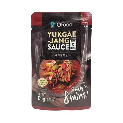 O'FOOD Yukgaejang / Kimchi Jigae Sauce - 2 x 120 gr. pack