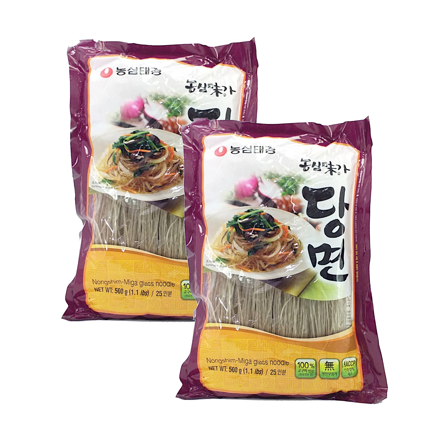 O'TASTE Nongshim Miga Glass Noodle Bundle / Loose - 500/480 gr. bag