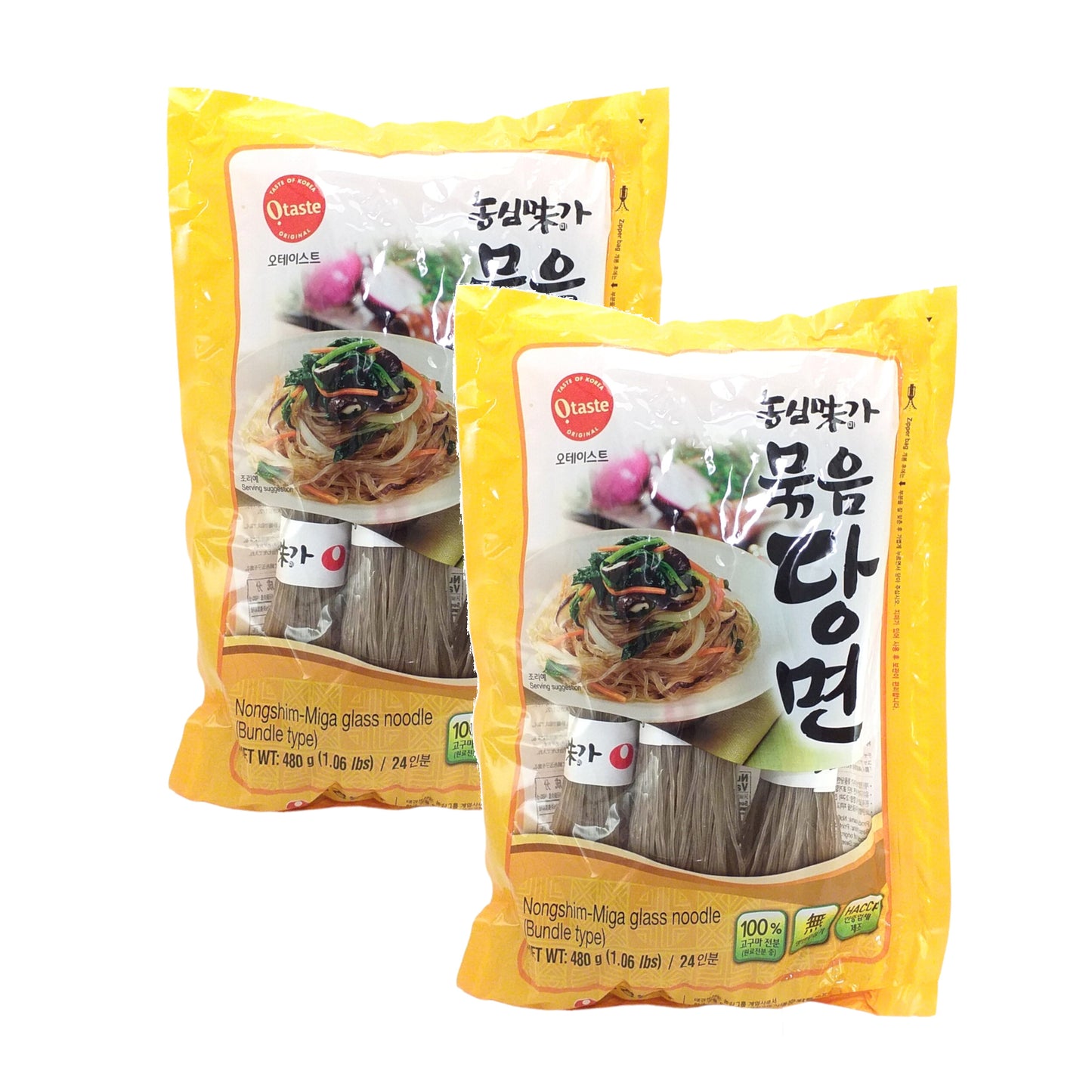 O'TASTE Nongshim Miga Glass Noodle Bundle / Loose - 500/480 gr. bag