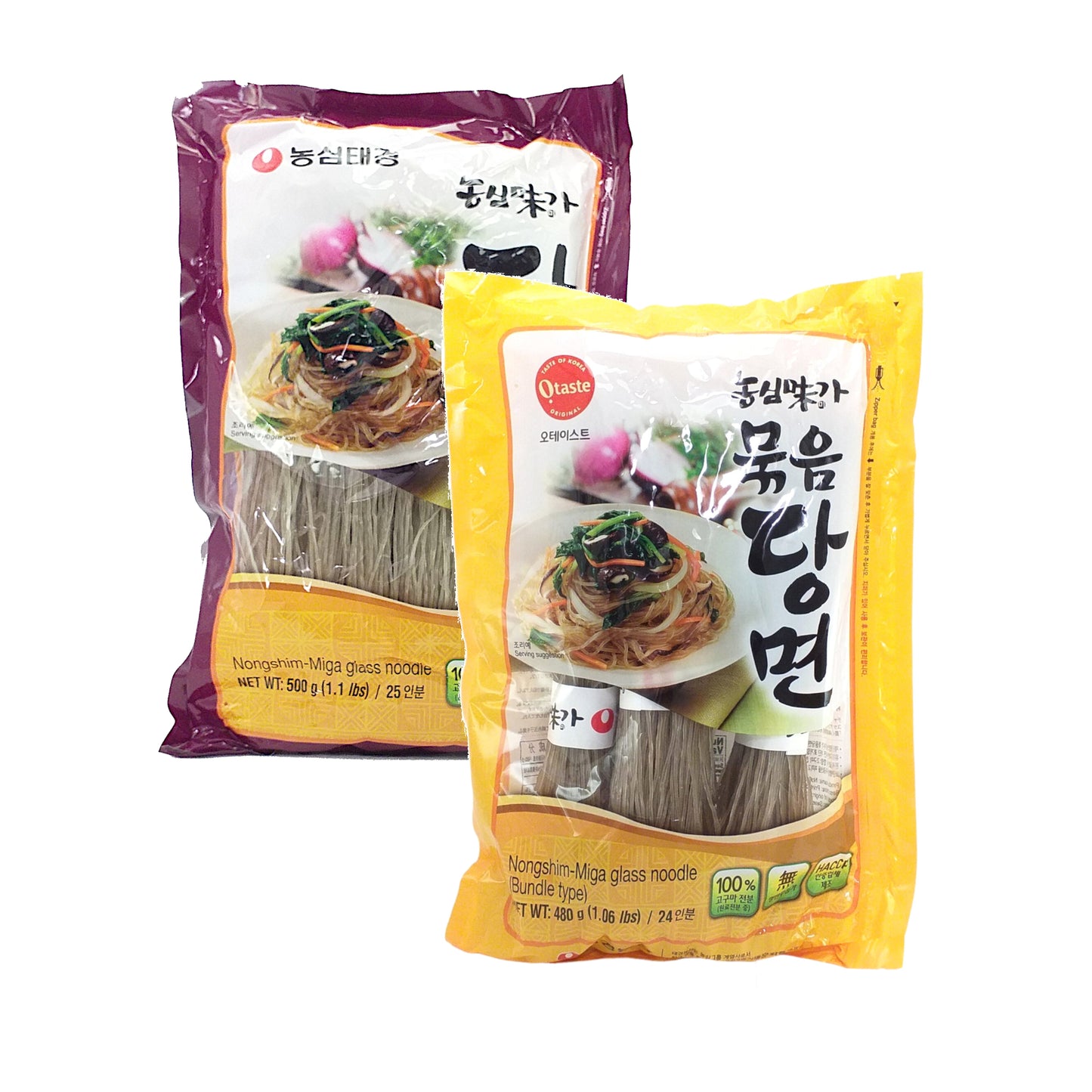 O'TASTE Nongshim Miga Glass Noodle Bundle / Loose - 500/480 gr. bag