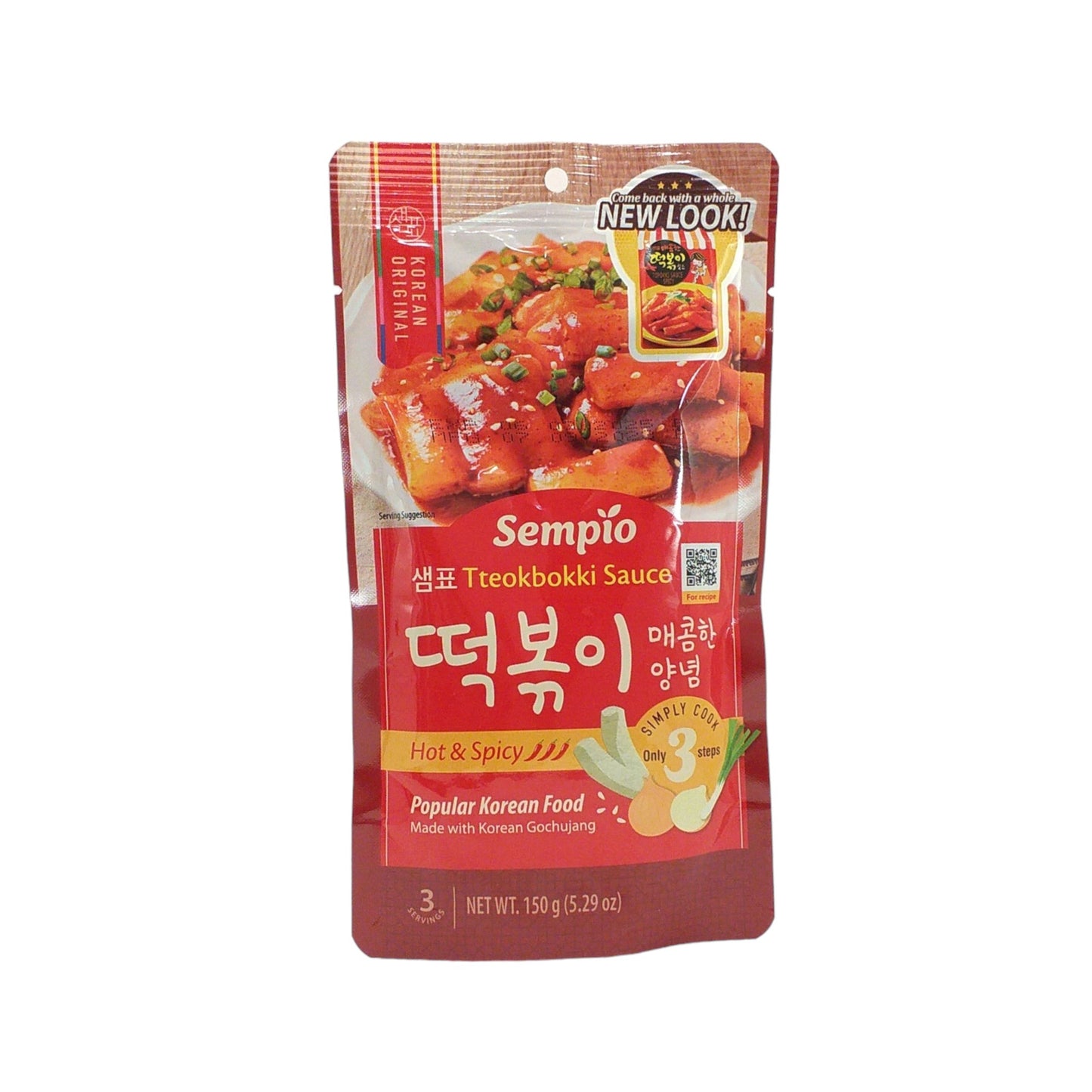 SEMPIO Tteokbokki Sauce Original / Hot & Spicy - 2 x 150 gr. packs