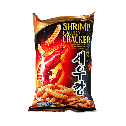 NONGSHIM Shrimp Flavoured Original / Spicy Crackers - 2 packs x 75 gr.