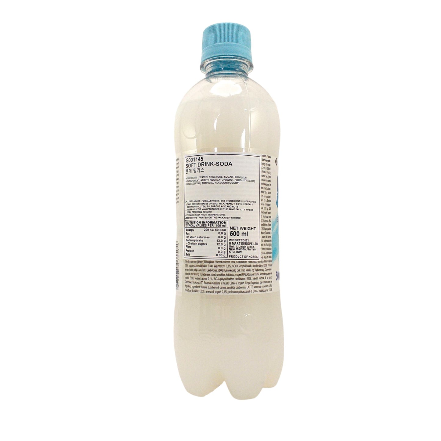 MILKIS Milk and Yogurt Soda - 2 x 500 ml bottle