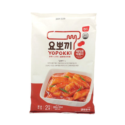 YOUNG POONG Spicy Toppoki / Spicy Rapokki / Yopokki / Jjajang - 2 x 280 gr. packs