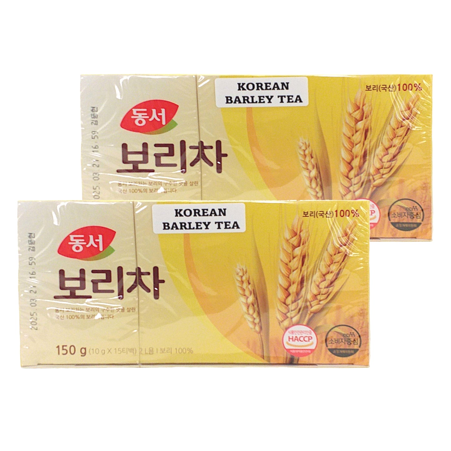 DONGSUH FOODS Boricha Korean Barley Tea - 2 x 150 gr. packs