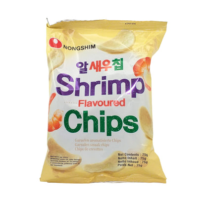 NONGSHIM Shrimp Flavoured Chips - 2 x 75 gr. packs