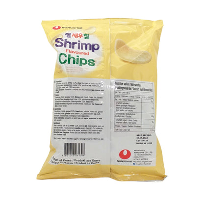 NONGSHIM Shrimp Flavoured Chips - 2 x 75 gr. packs