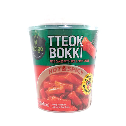 BIBIGO Tteokbokki Cup Hot'n'Spicy / Sweet'n'Spicy - 2 x 125 gr. cup