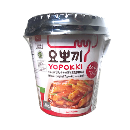 YOUNG POONG Tteokbokki Cup Original / Spicy / Sweet'n'Spicy / Garlic Teriyaki / Cheese - 2 x 140 gr. cup