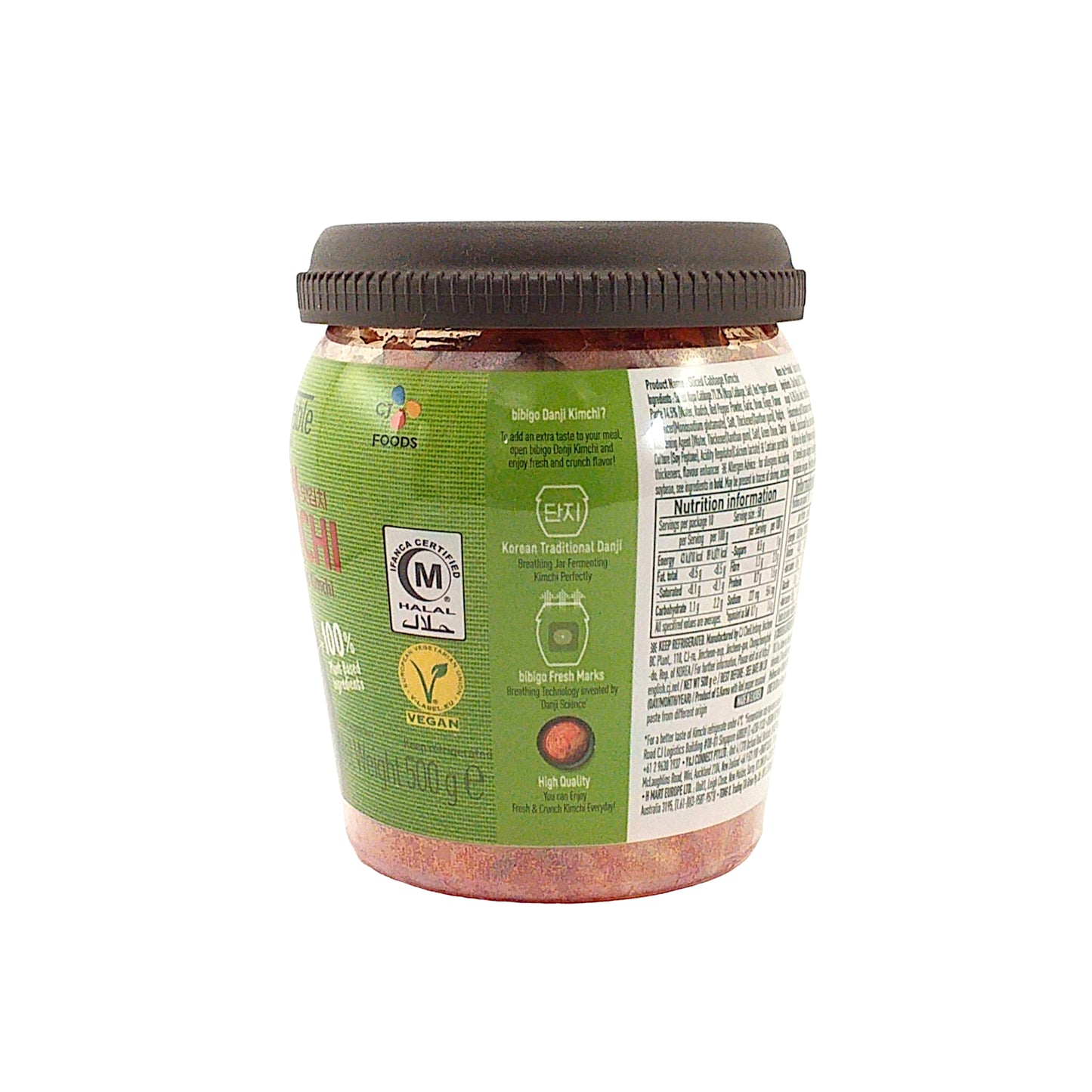 CJ Bibigo Kimchi Vegan - 500 gr. pot