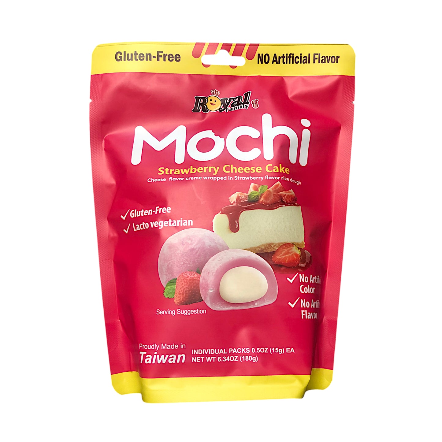 ROYAL FAMILY Mochi Maple Syrup / Strawberry Cheesecake / Tiramisu Cream - 180 gr. pack