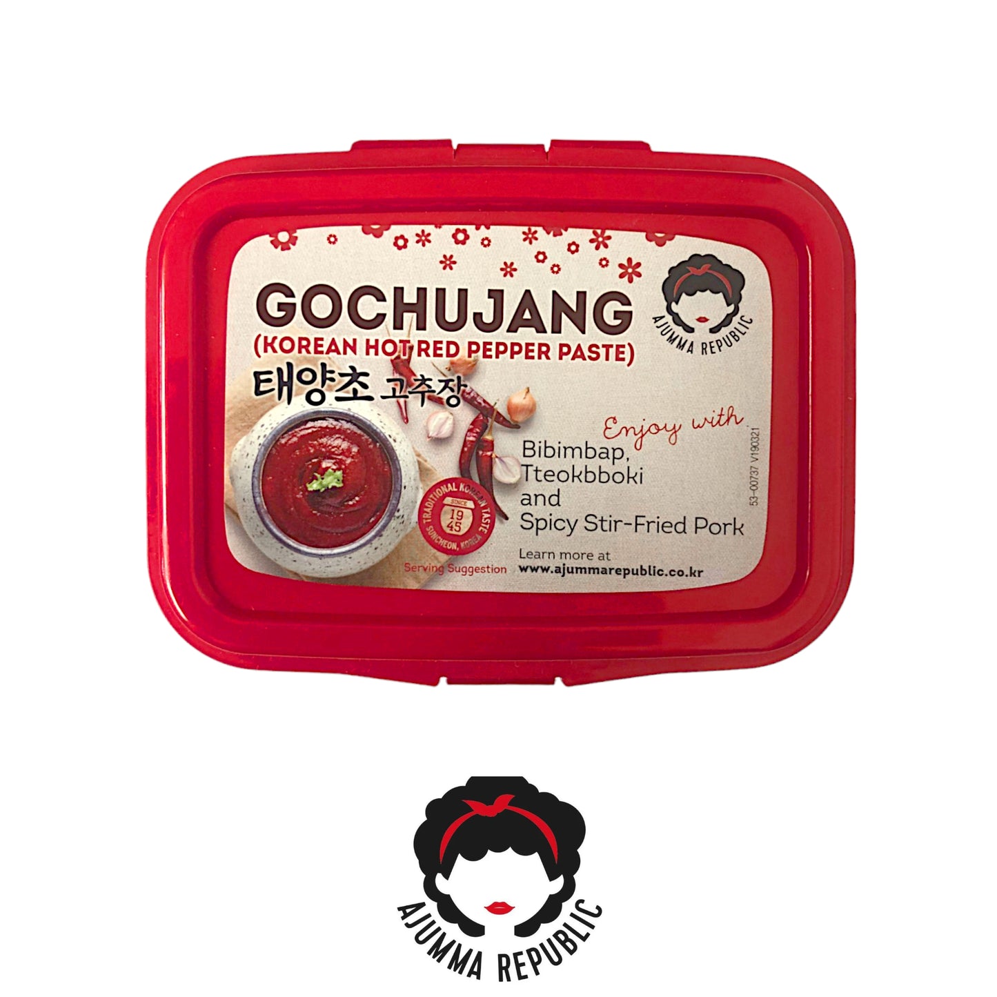 AJUMMA REPUBLIC Gochujang Paste - 500 gr. pot