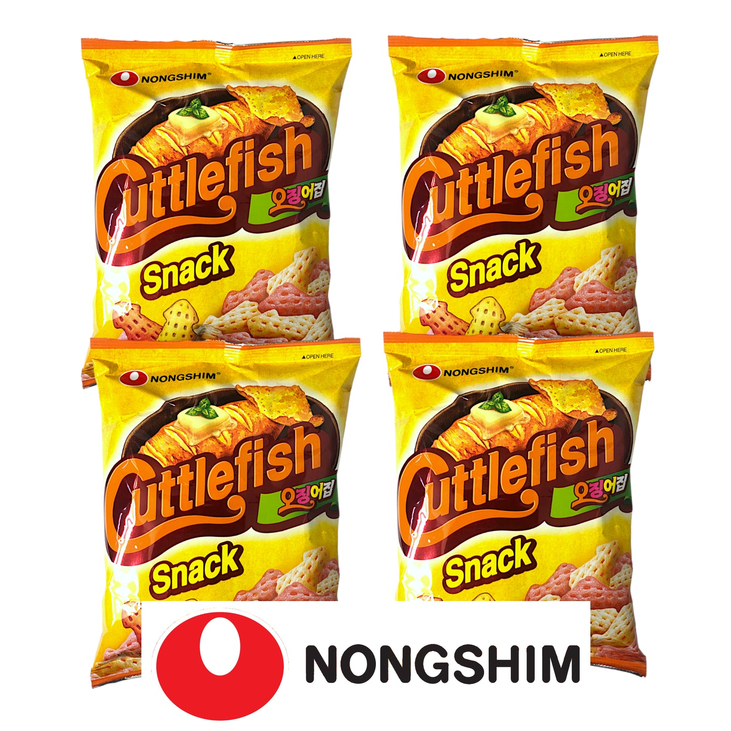 NONGSHIM Cuttlefish Crisps KOREA IMPORT - 2 x 55 gr. packs