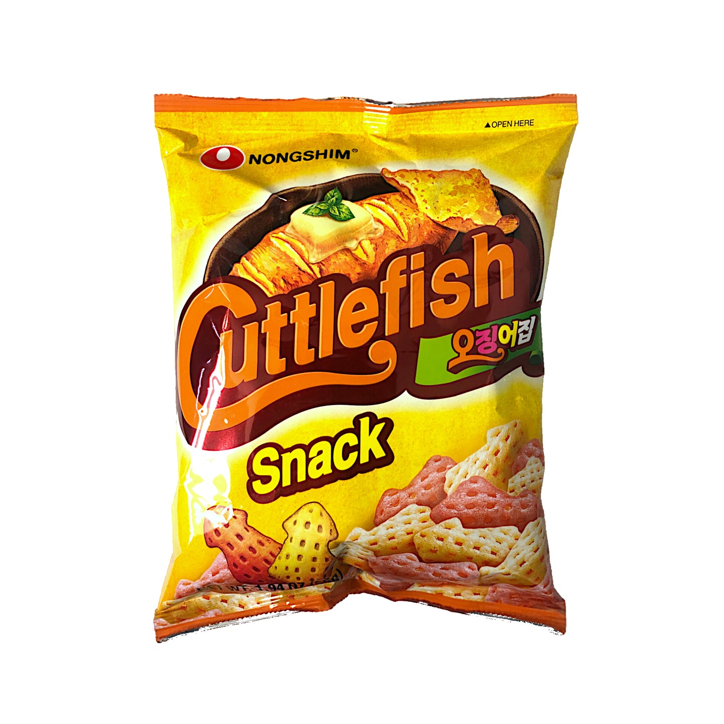 NONGSHIM Cuttlefish Crisps KOREA IMPORT - 2 x 55 gr. packs