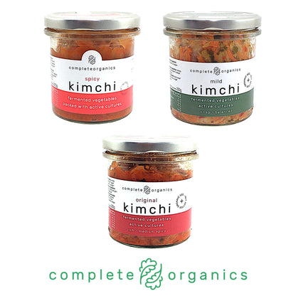 COMPLETELY ORGANICS Kimchi Mild / Original / Spicy - 220 gr. pot