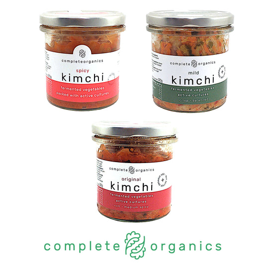 COMPLETELY ORGANICS Kimchi Mild / Original / Spicy - 220 gr. pot