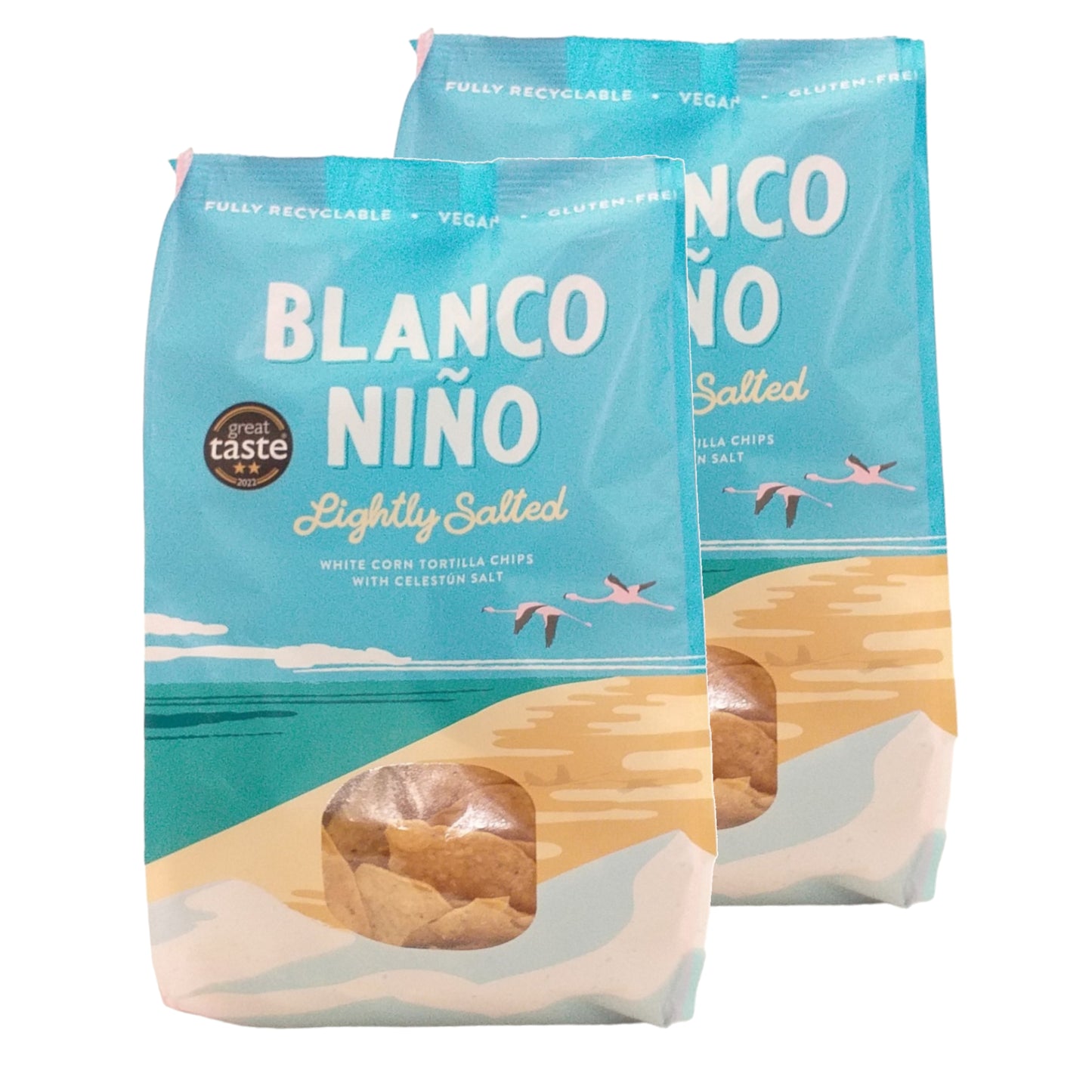 BLANCO NINO Tortilla Salted / Blue Corn - 2 x 175 gr. packs