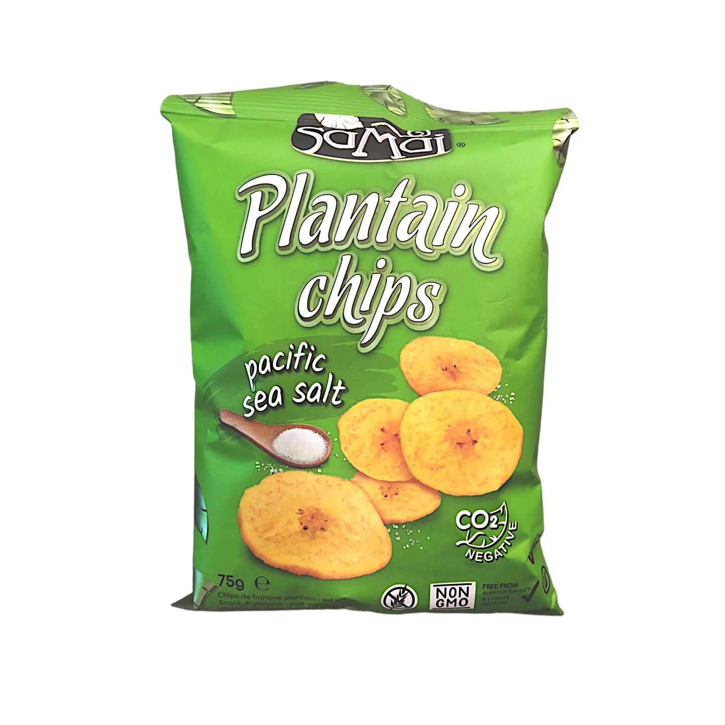 SAMAI Plantain Chips Jungle Chilli / Garlic / Lime / Salt - 10 x 75 gr. packs