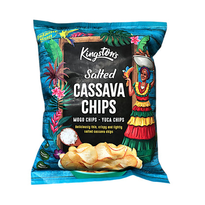 KINGSTON'S Cassava Chips Salted / Spicy- 2 x 80 gr. pack