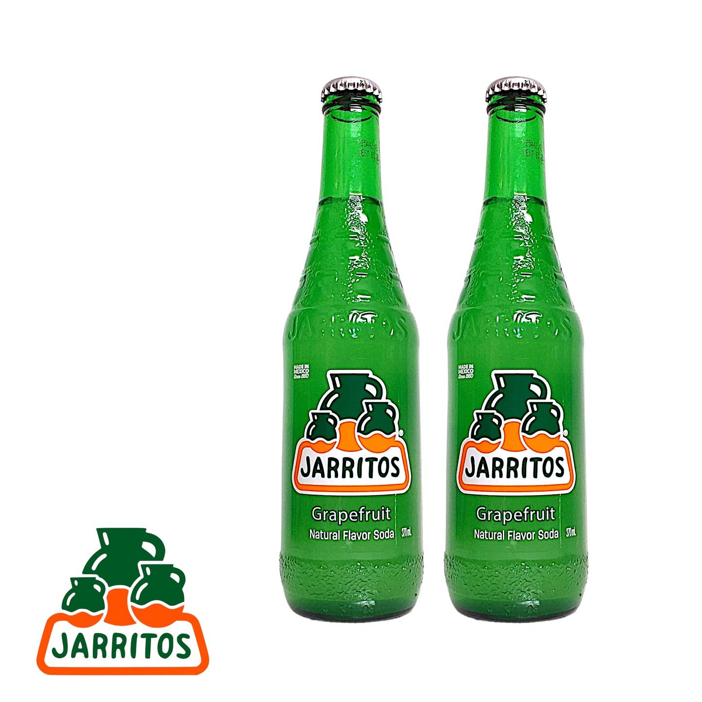 JARRITOS Soda Strawberry / Grapefruit / Guava / Mandarin / Cola / Pineapple / Mango / Lime - 2 x 370 ml. bottle