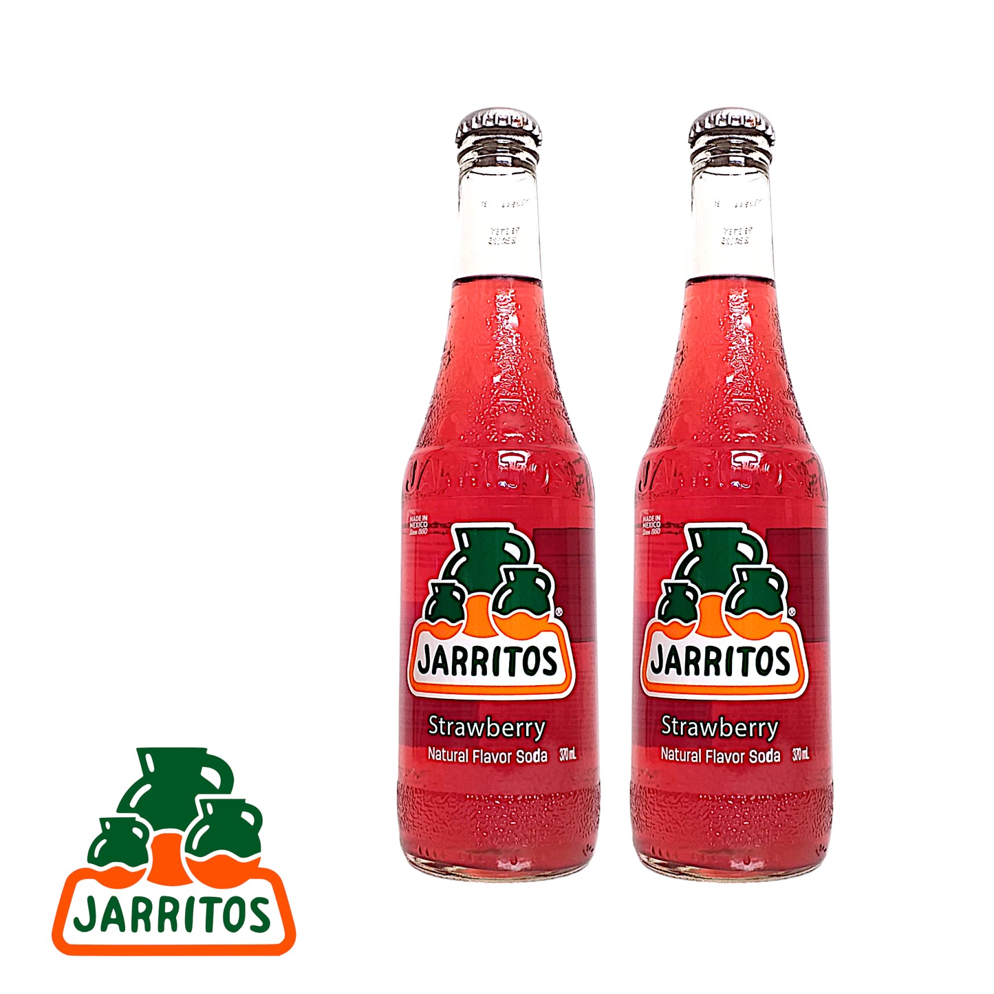 JARRITOS Soda Strawberry / Grapefruit / Guava / Mandarin / Cola / Pineapple / Mango / Lime - 2 x 370 ml. bottle