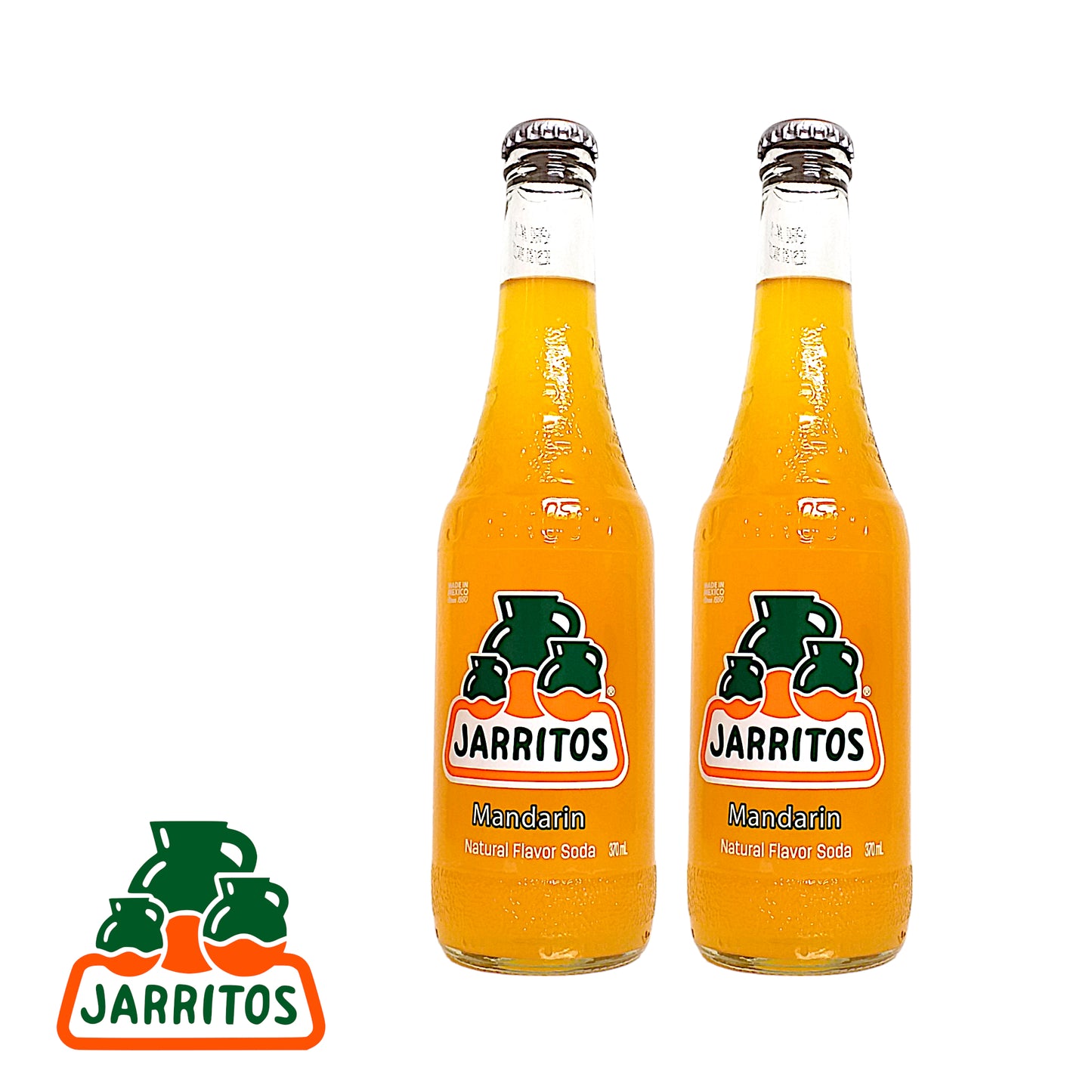 JARRITOS Soda Strawberry / Grapefruit / Guava / Mandarin / Cola / Pineapple / Mango / Lime - 2 x 370 ml. bottle