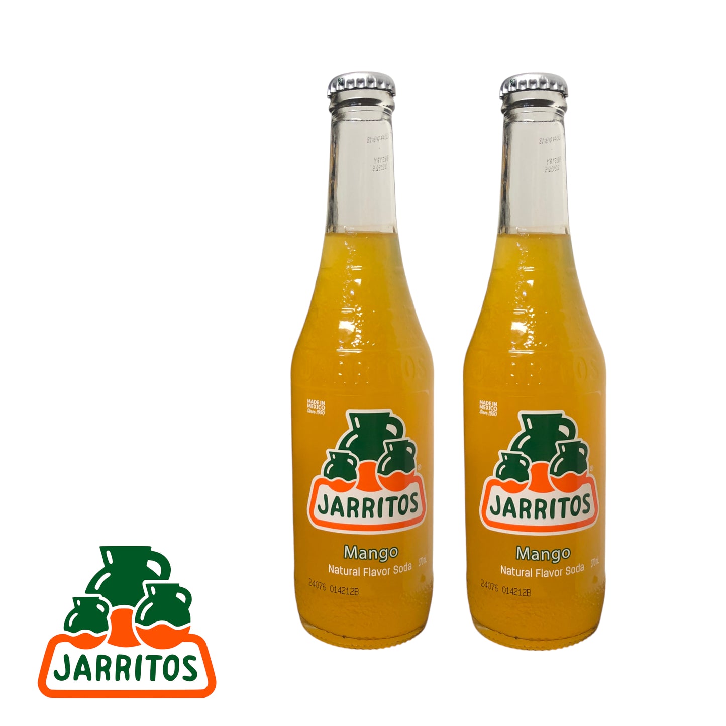 JARRITOS Soda Strawberry / Grapefruit / Guava / Mandarin / Cola / Pineapple / Mango / Lime - 2 x 370 ml. bottle