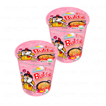 SAMYANG Ramen Cups Original / Carbonara / 2x Spicy - 2 x 80 gr. cups