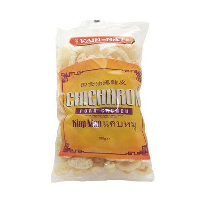 KAIN-NA Chicharon Puffed Pork Rind - 2 x 100 gr. packs