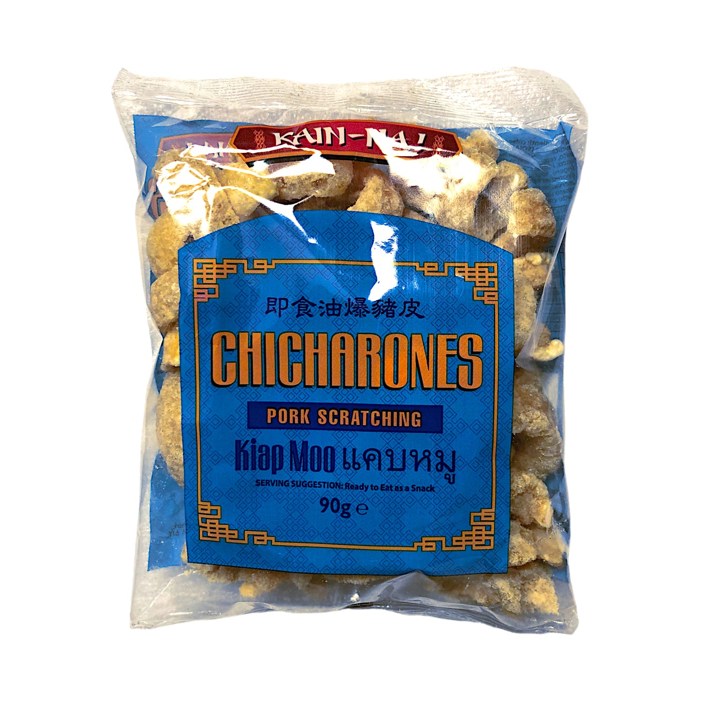 KAIN-NA Chicharones Pork Rind - 2 x 90 gr. packs