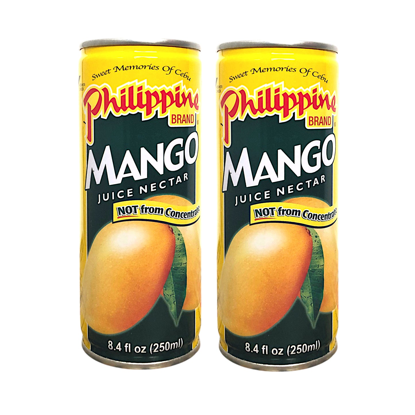 PHILIPPINE BRAND Calamansi / Guayabana / Mango Fruit Juice - 2 x 250 ml can