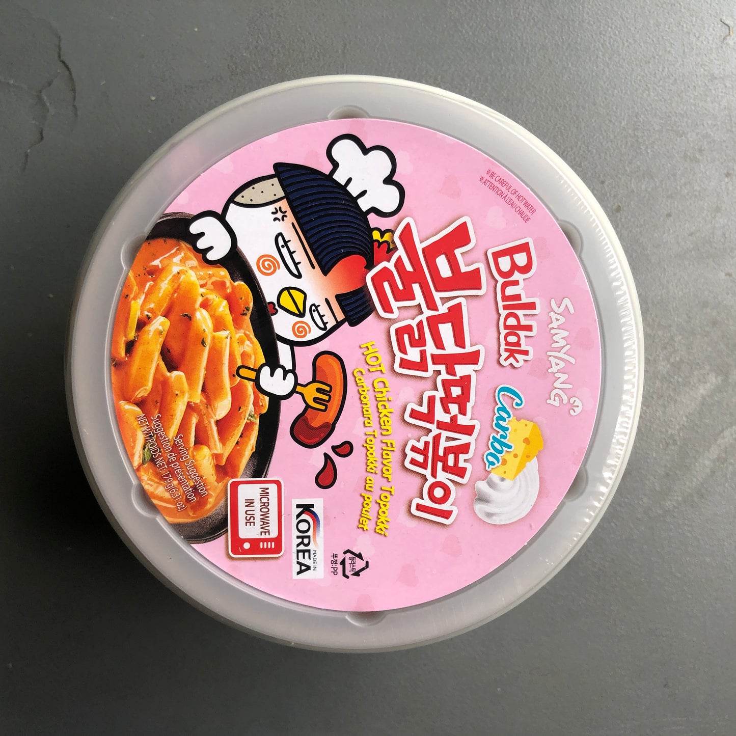 SAMYANG Topokki Large Bowls Original / Carbonara - 2 x 110 gr.