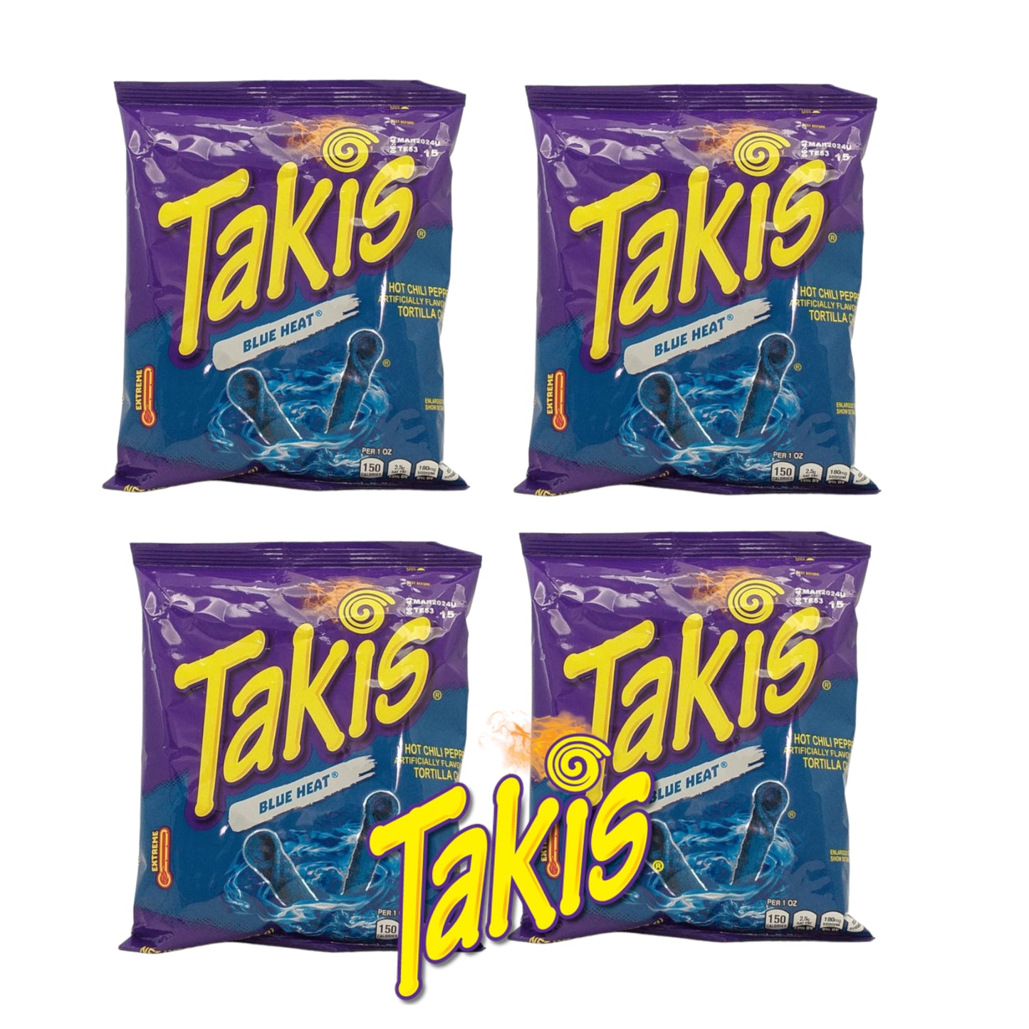 TAKIS Blue Heat US IMPORT - 2 x 65 gr. pack