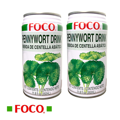 FOCO Thai Fruit Juice Tamarind / Soursop Guanabana / Maracuya Passion / Sugar Cane / Pomegranate / Mango / Lychee / Coco / Centella - 2 x 350 ml. can