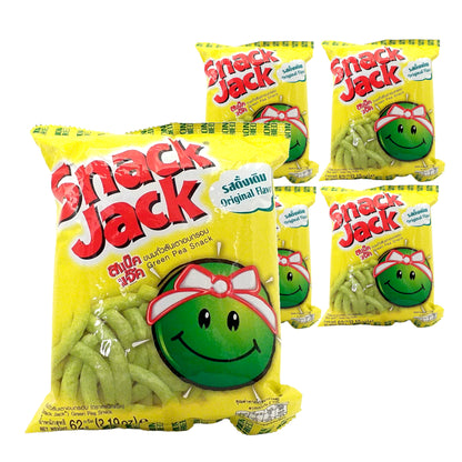 SNACK JACK Classic Green Pea Snack - 2 x 62 gr. pack