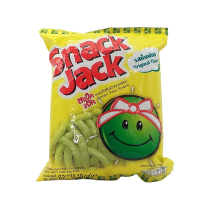 SNACK JACK Classic Green Pea Snack - 2 x 62 gr. pack