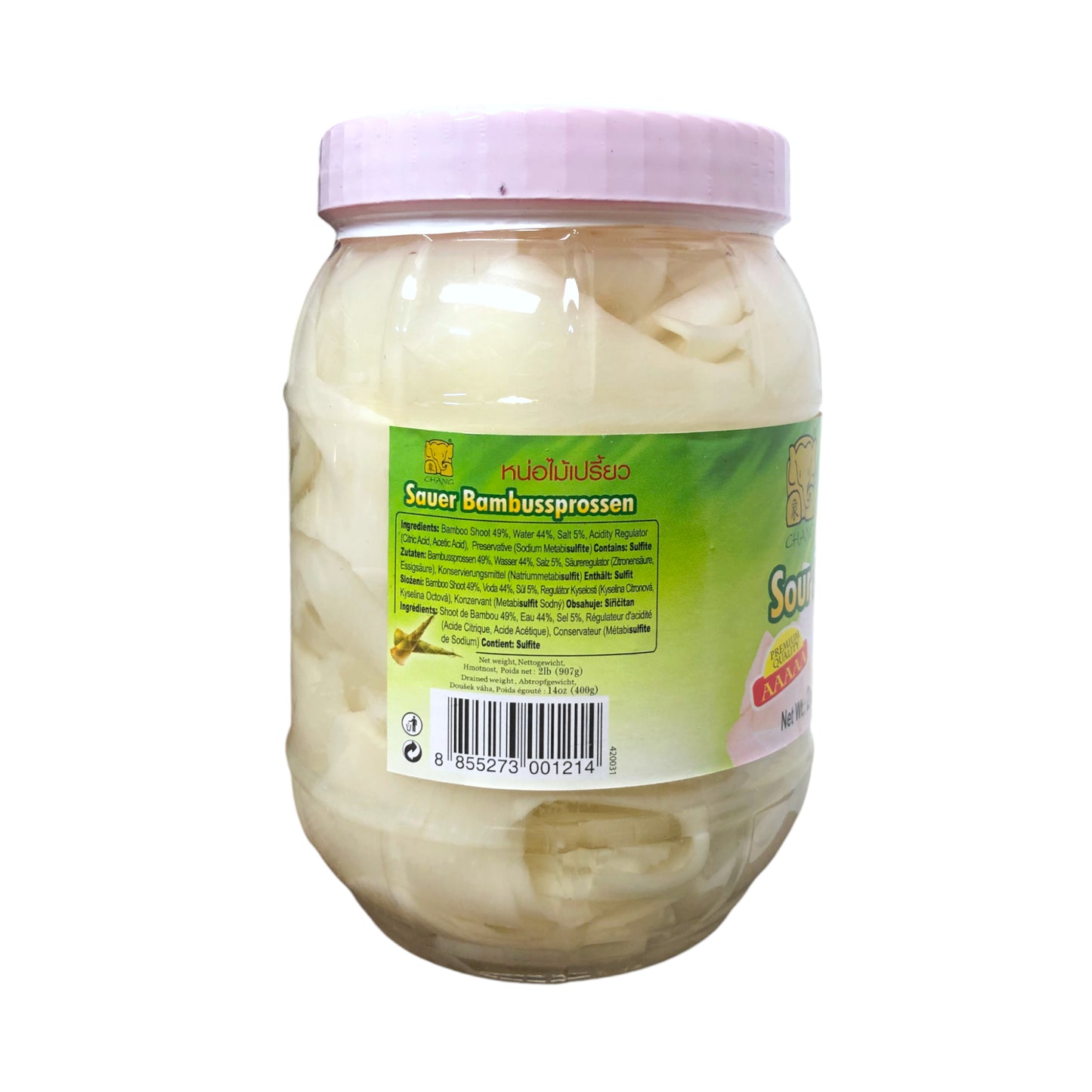 CHANG Sour Bamboo Shoot - 400 gr. jar