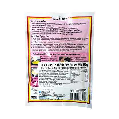 LOBO Pad Thai Stir Fry Sauce Mix - 120 gr. pack