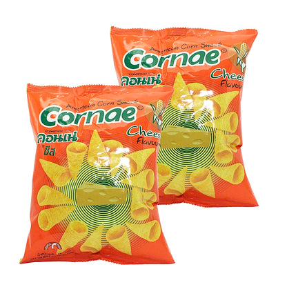 CORNAE Corn Snack Cheese Flavour American-style - 2 x 48 gr. packs