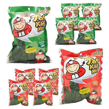 TAO KAE NOI Crispy Seaweed Original / Spicy - 2 x 32 gr. pack