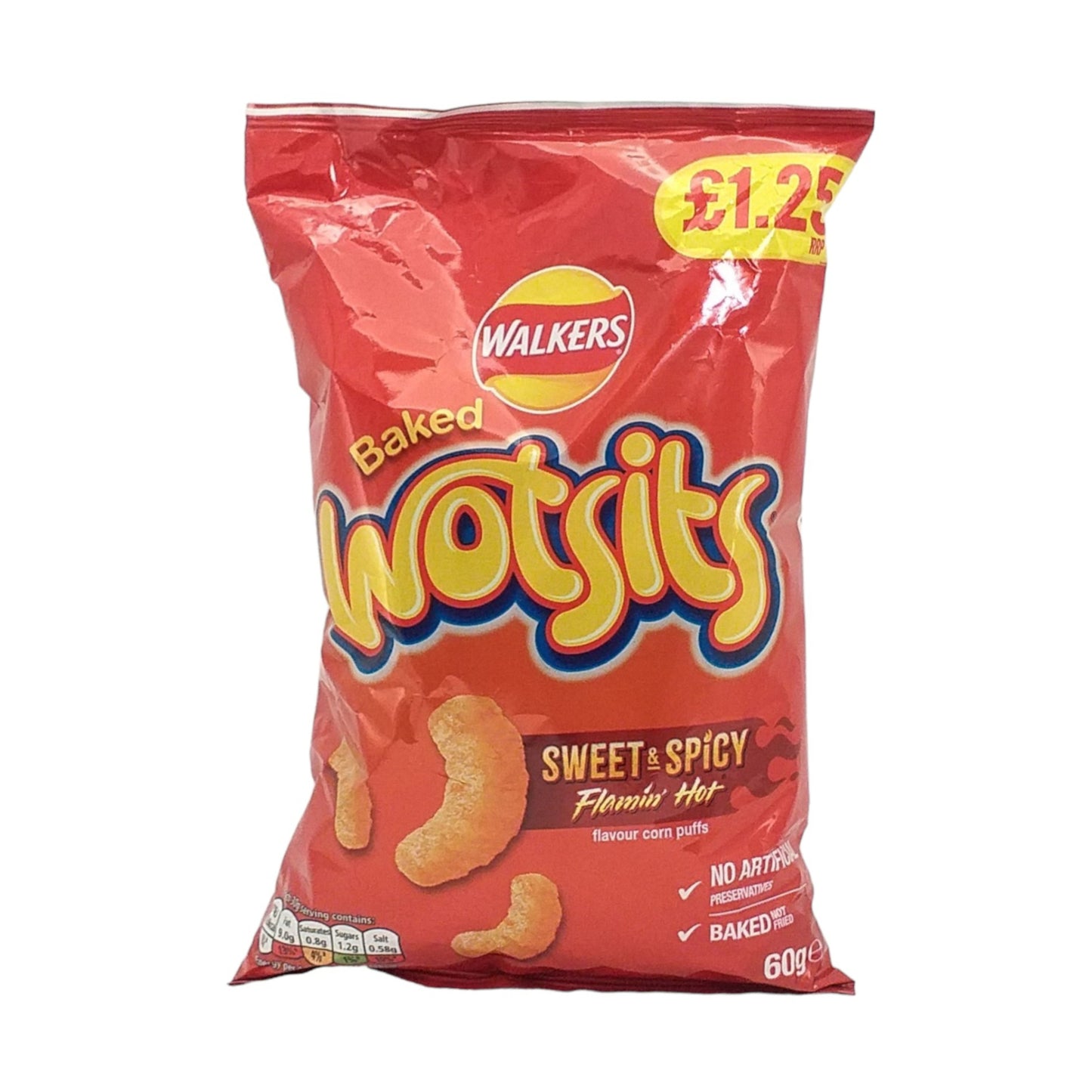 WALKERS WOTSITS Really Cheesy / Sweet and Spicy - 10 x 60 gr. packs