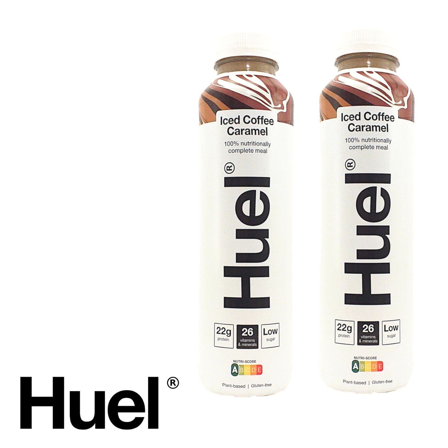 HUEL Protein Drink Strawberry / Chocolate / Coffee Caramel / Vanilla / Banana / Cinnamon / Berry -  2 x 500 ml. bottle