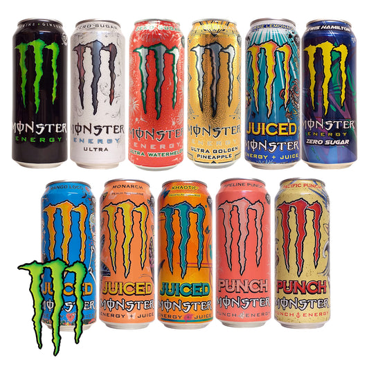 MONSTER Energy Drink Multiple Flavours - 2 x 500 ml.