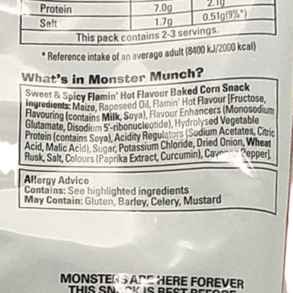 WALKERS MONSTER MUNCH Pickled Onion / Roast Beef / Sweet and Spicy - 10 x 72 gr. pack