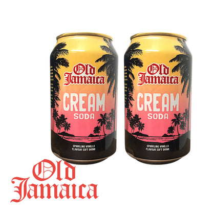 OLD JAMAICA Ginger Beer / Cream Soda - 2 x 330 ml can