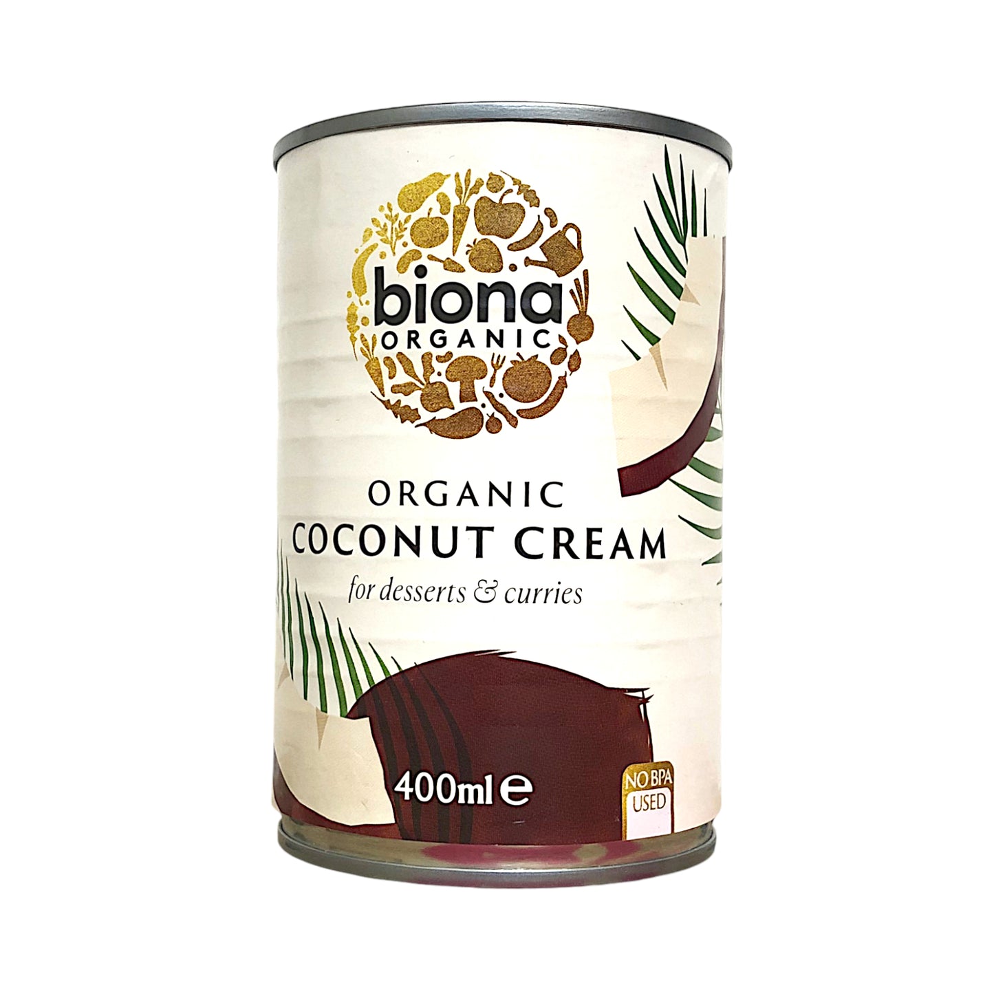 BIONA Organic Coconut Regular / Whipping Cream  - 400 ml tin