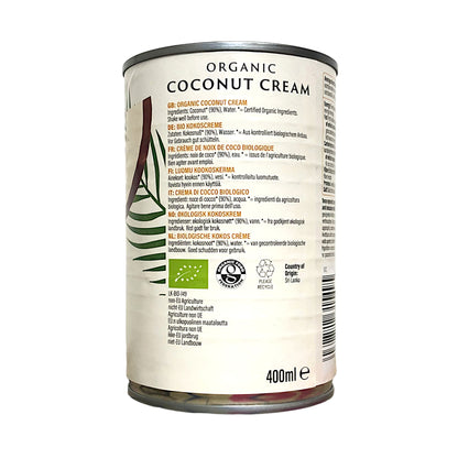 BIONA Organic Coconut Regular / Whipping Cream  - 400 ml tin